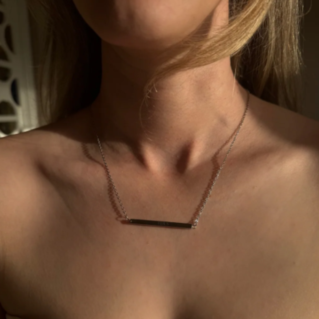Collar mensaje secreto plata
