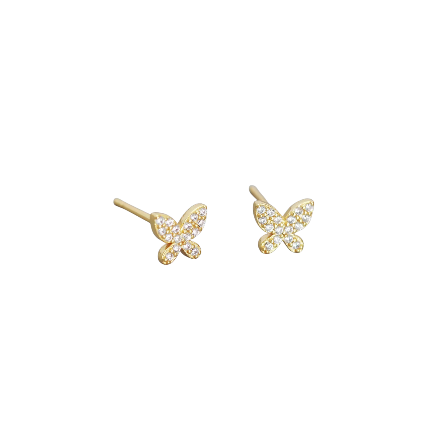 Golden Butterfly Earrings