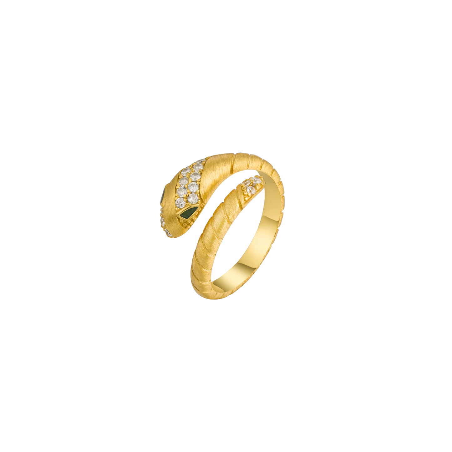 Golden Snake Ring