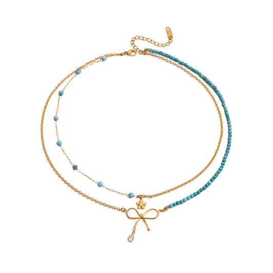 Double Turquoise Necklace