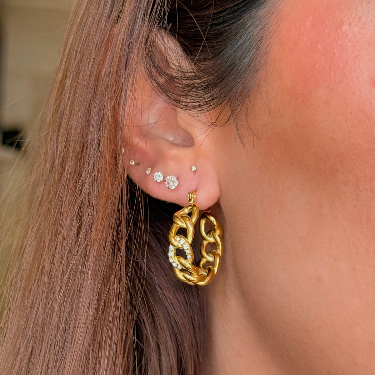 Golden Hoops Chain