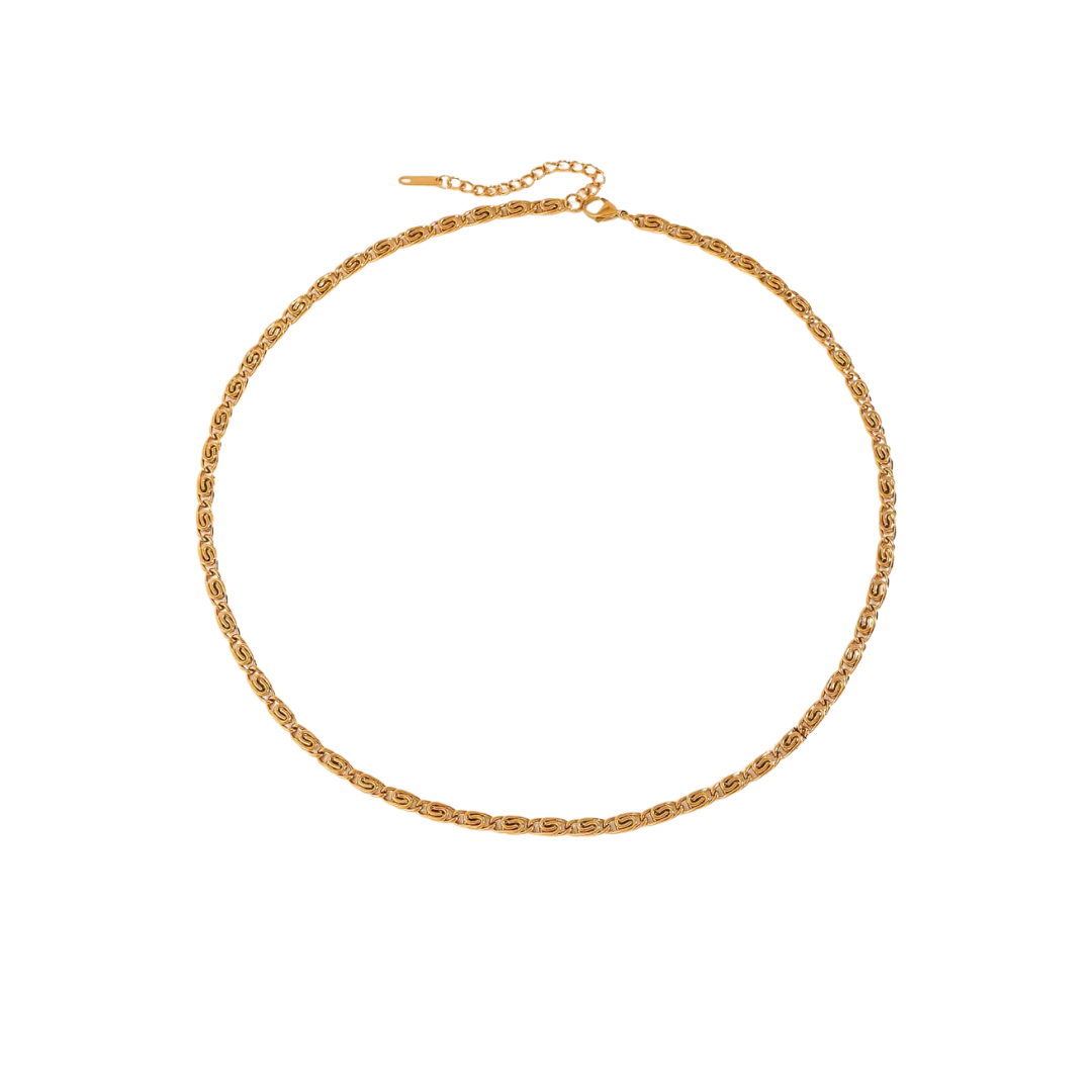 Funky pattern necklace