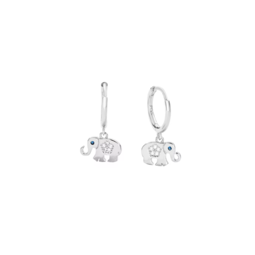Silver elephant huggies