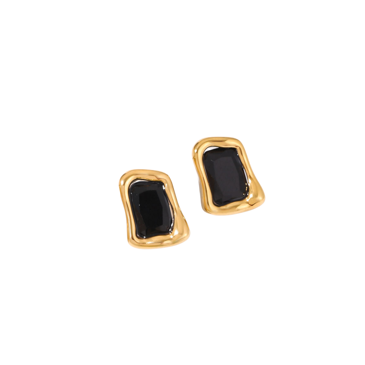 Black Irreglar Studs