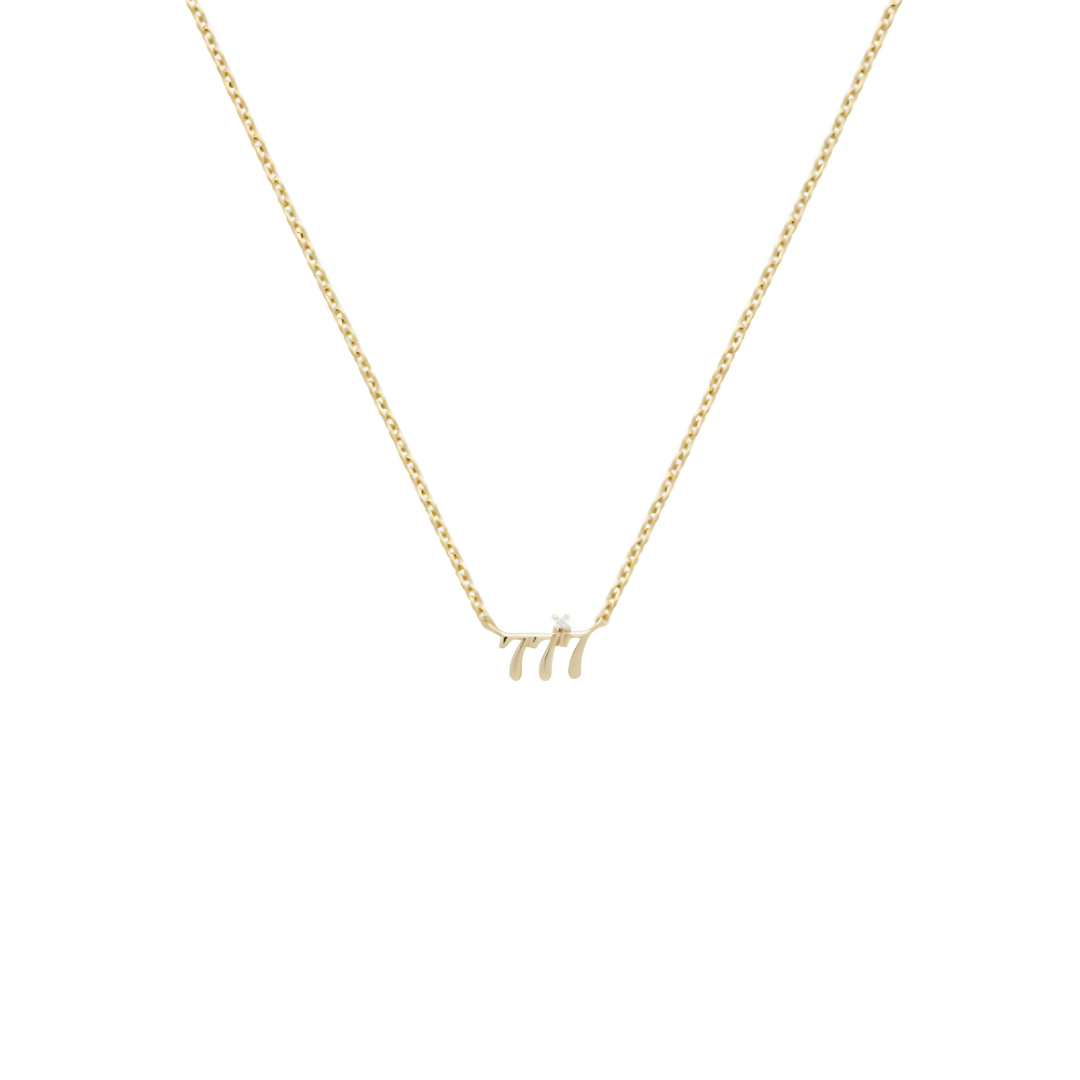 Angel number necklace