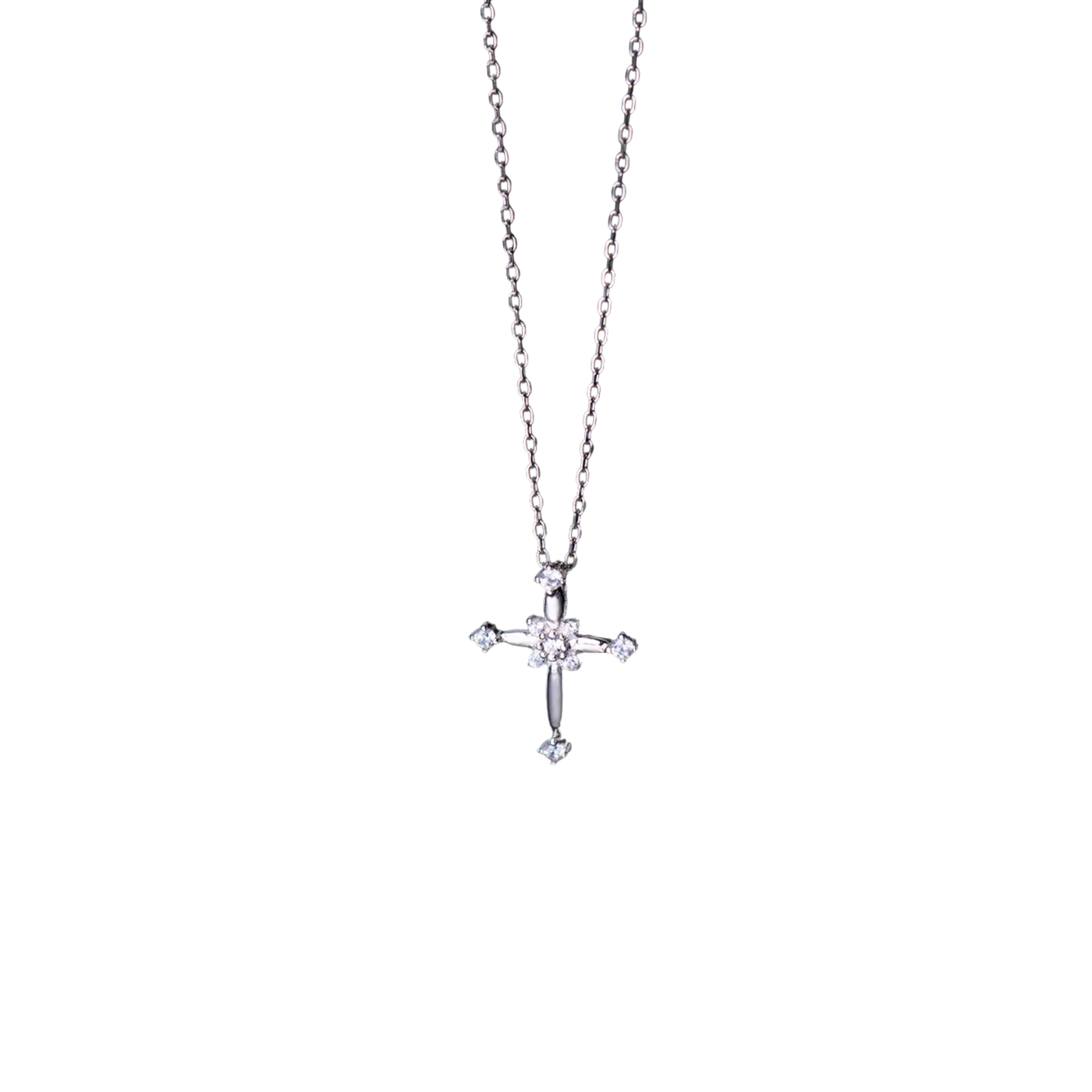 Cross Silver Necklace