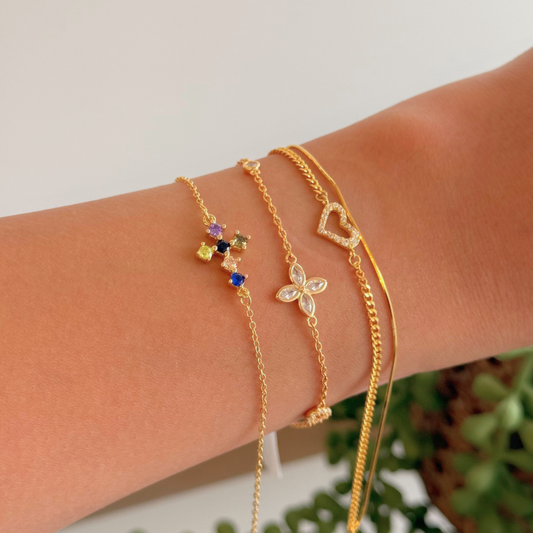 Cross Colors Golden Bracelet