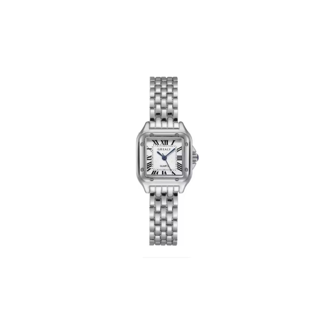 Silver old money watch