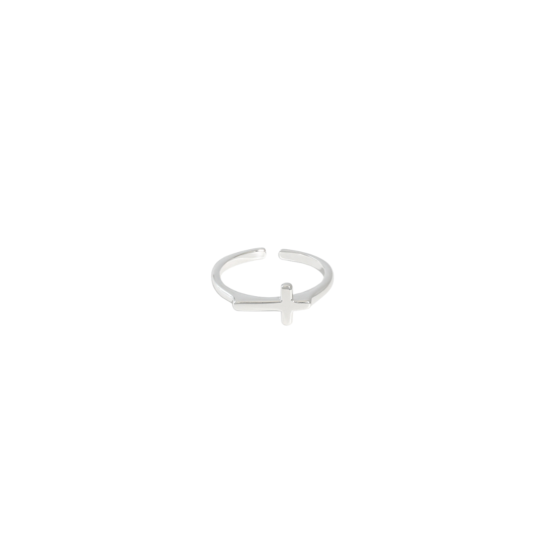 Silver Heart Rosary Ring