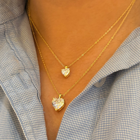 Mini Passion Love Spark Golden Necklace