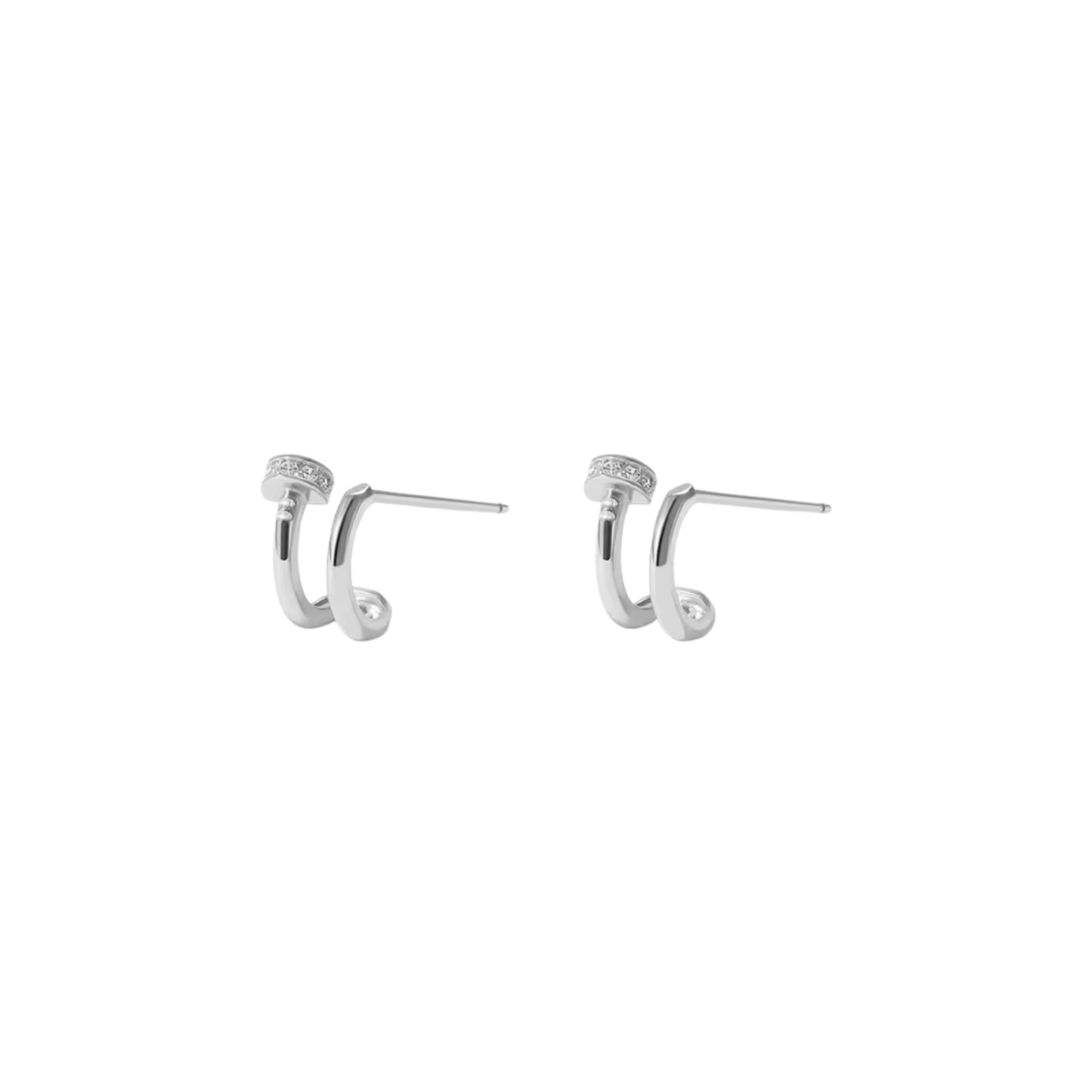 Silver Cartier Earrings