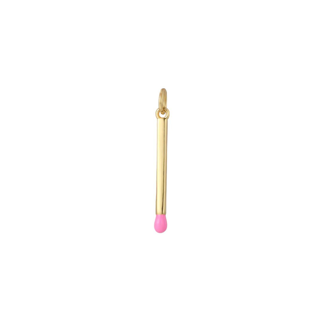 Pink match charm