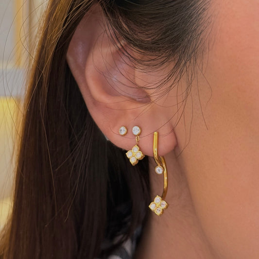 Flower Golden Piercing Set