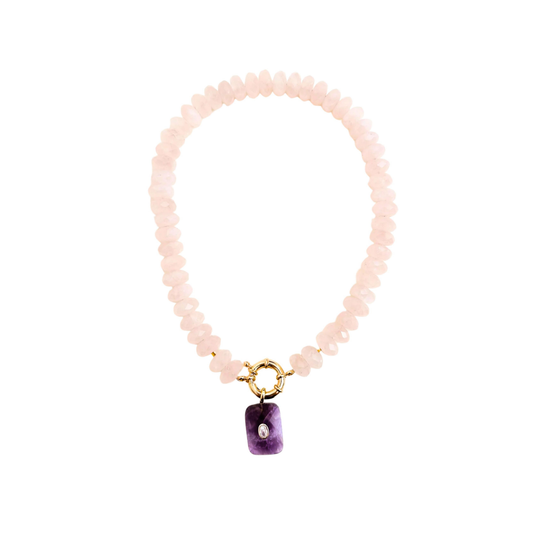 Collar Cuarzo Amatista