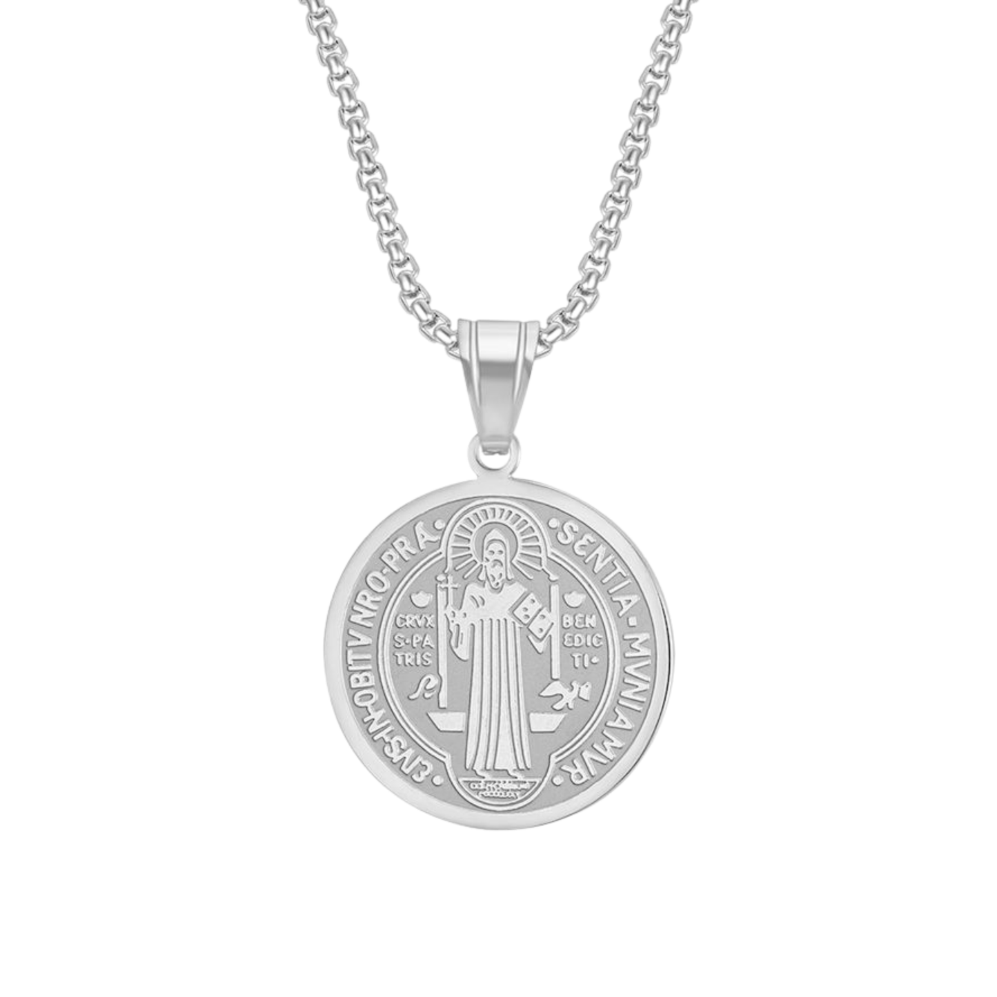 Silver Necklace San Benito