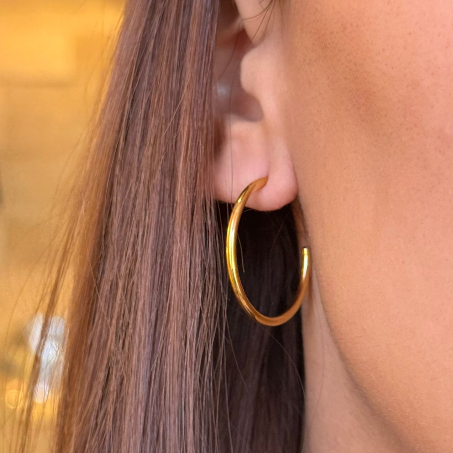 Classic Delicate Golden Earrings