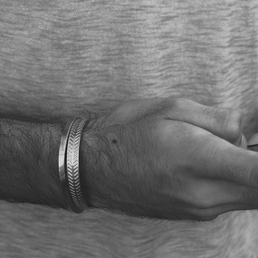 Tire print bracelet