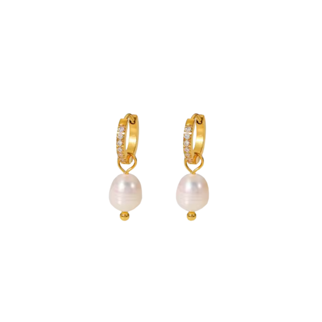 MINI HOOPS PEARL