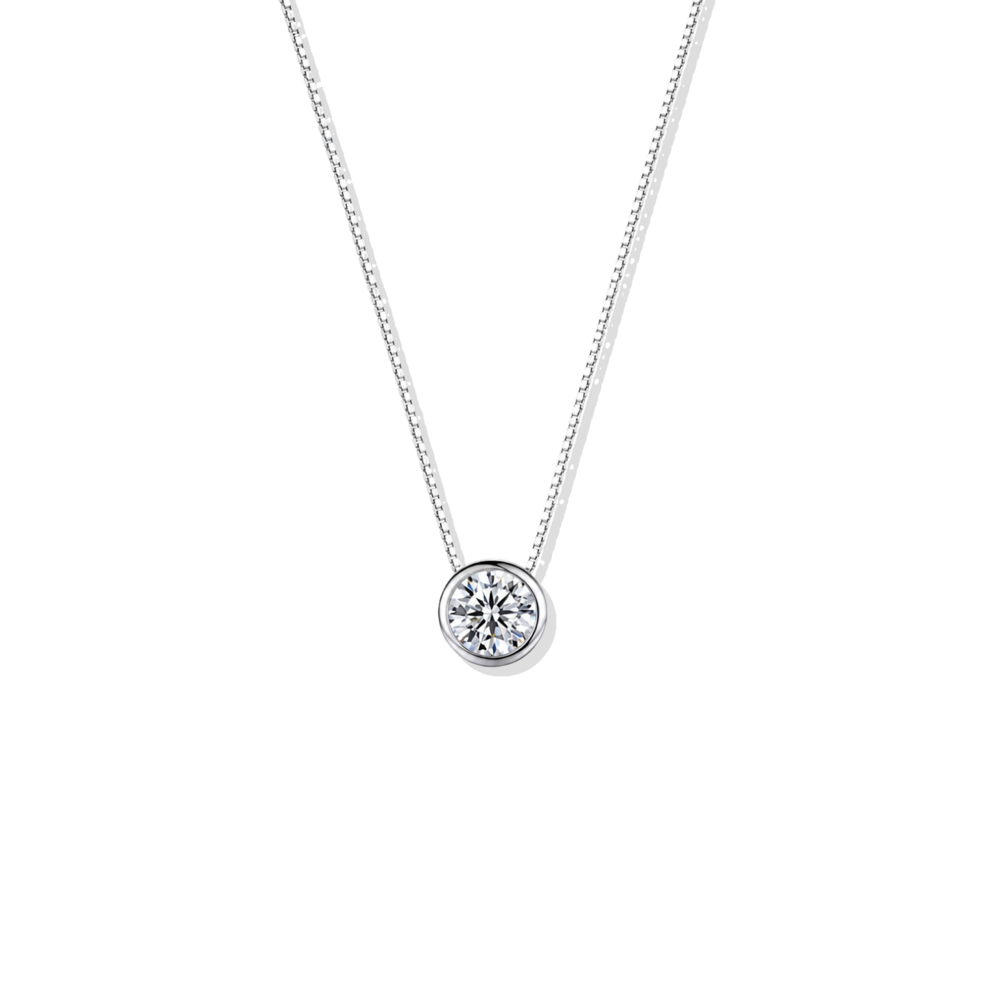 Silver Crystal Necklace