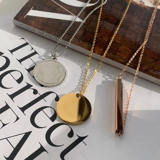 Dije medalla trenzada plata