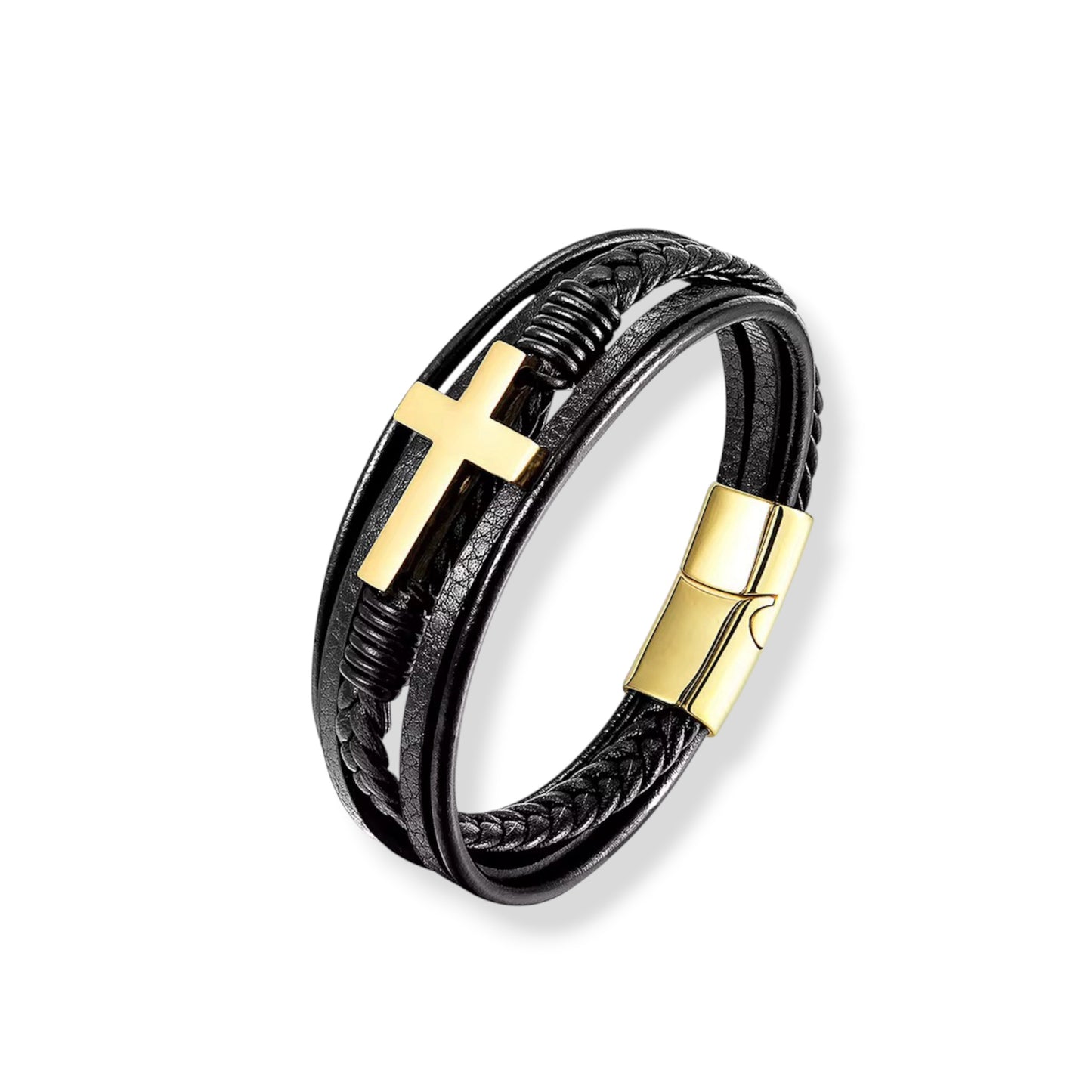 Black golden multiple bracelet