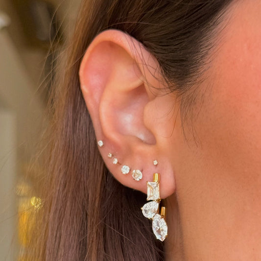 Irregular Cubic Earrings