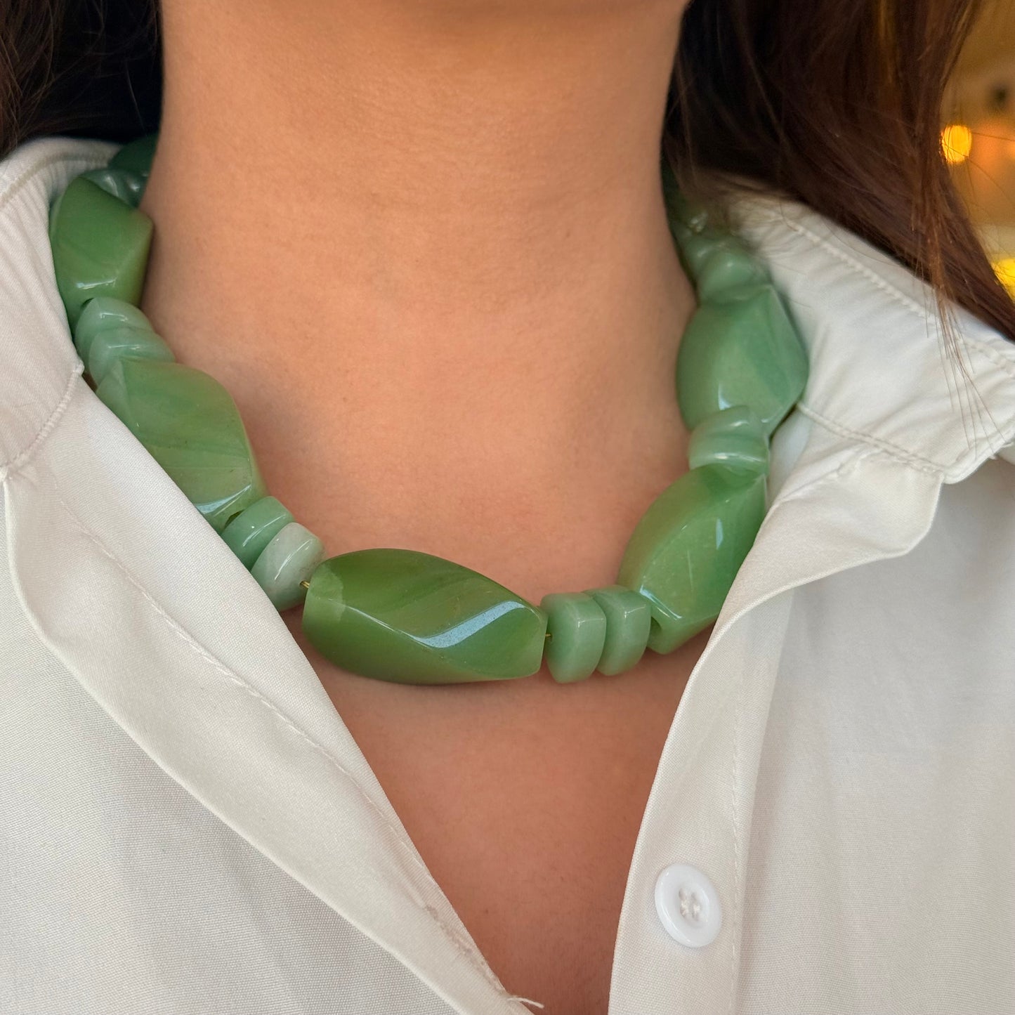 Collar aventurina