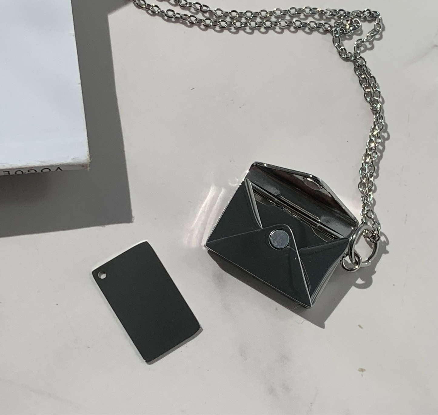 Engravable silver letter