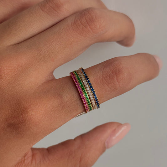 Pave Pink Ring