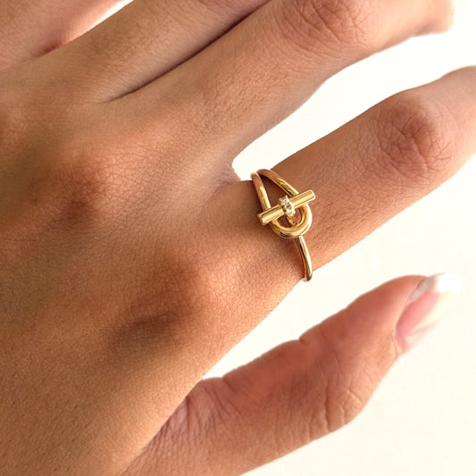 Golden Belt Ring