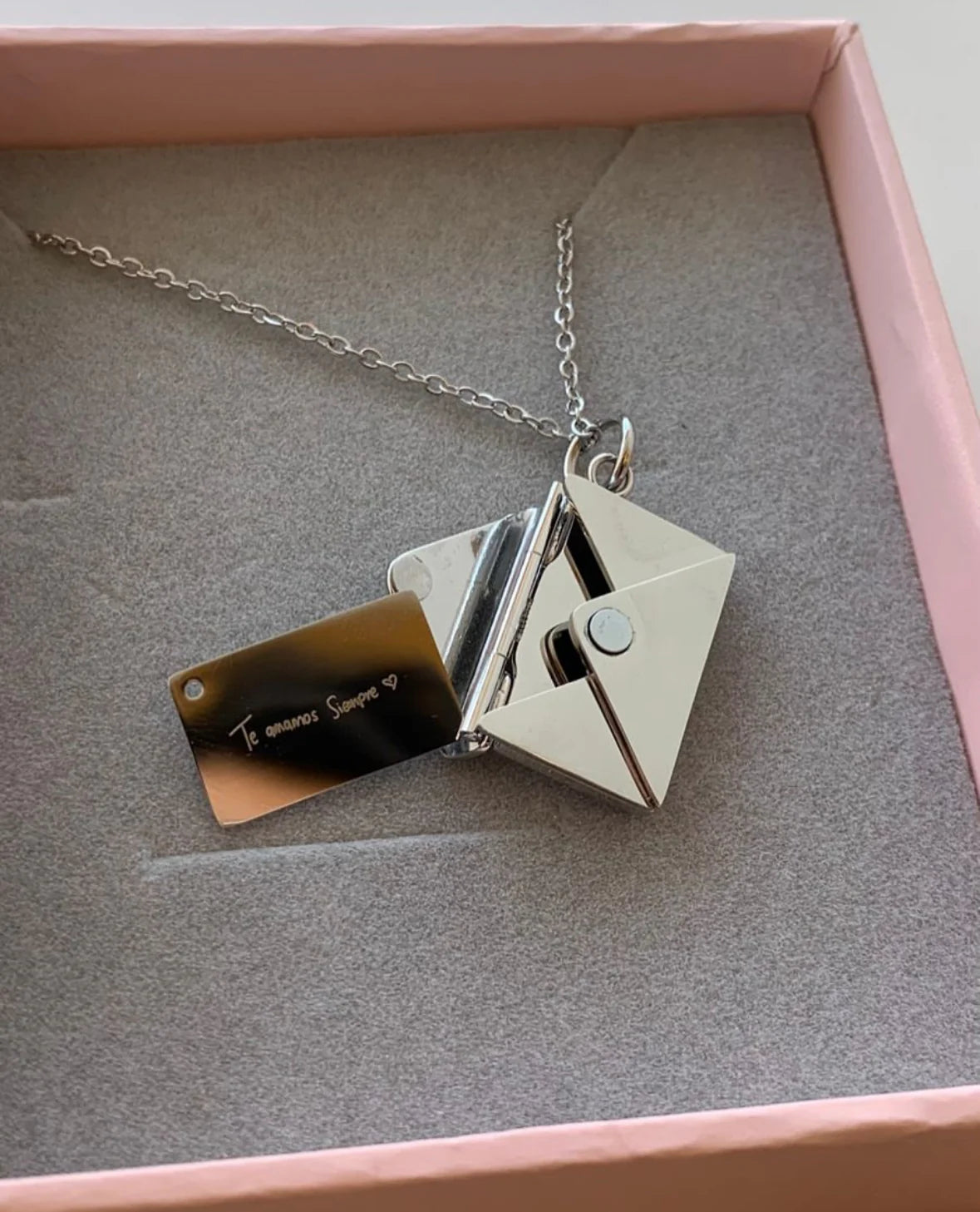 Engravable silver letter