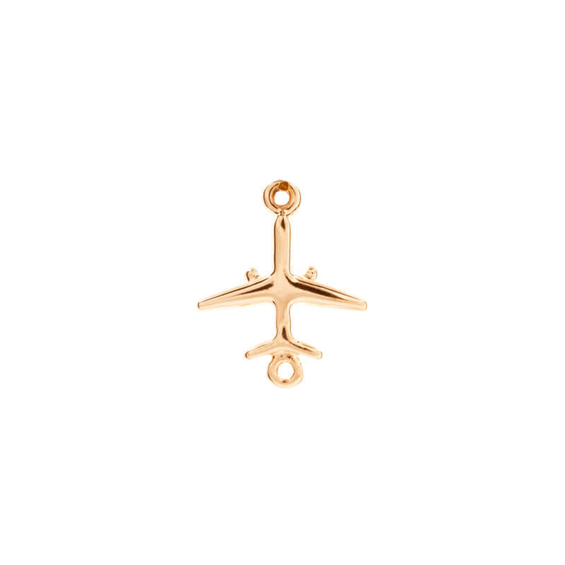 Plane charm with two handles