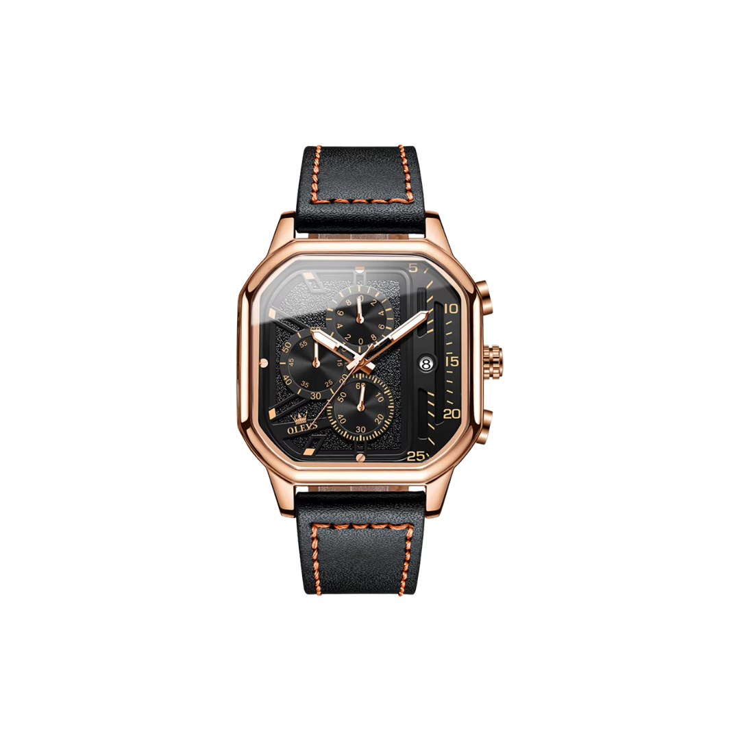 Pablo golden black watch