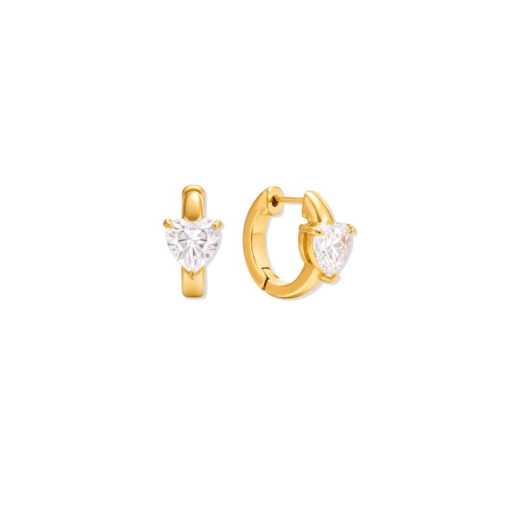 Golden Hoop Heart Sh