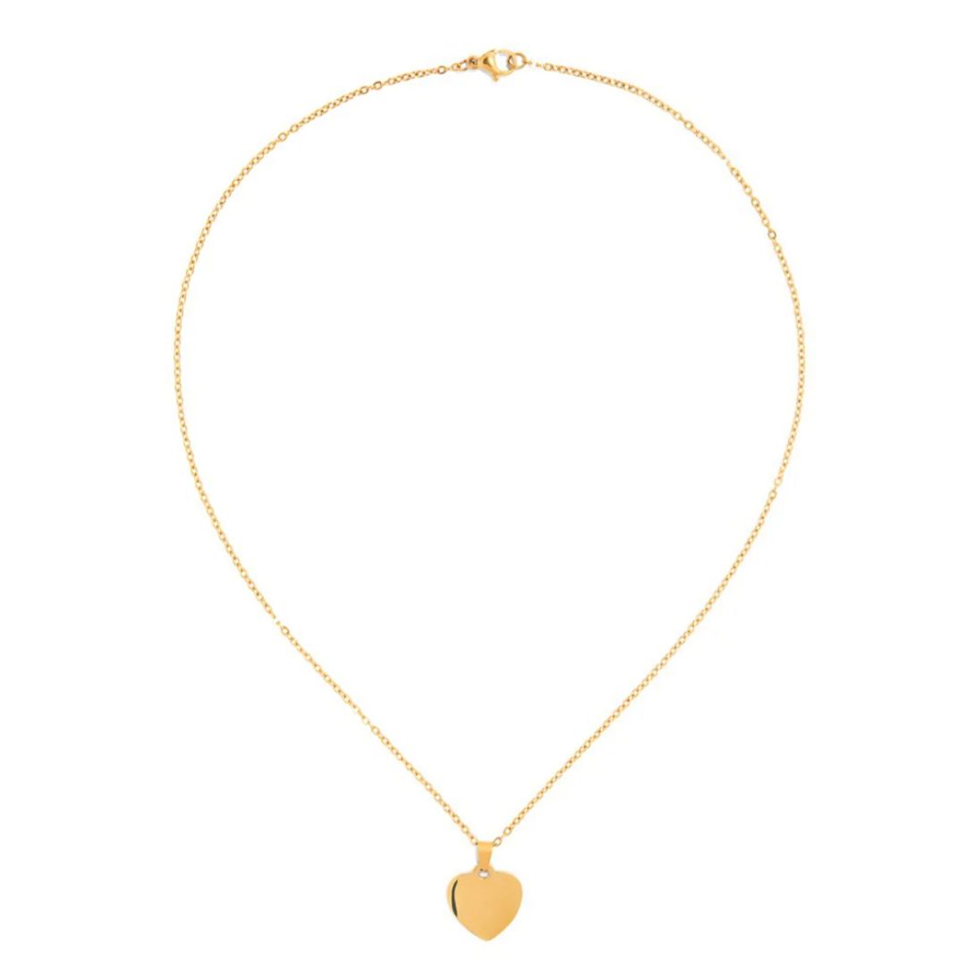 Engravable mini heart