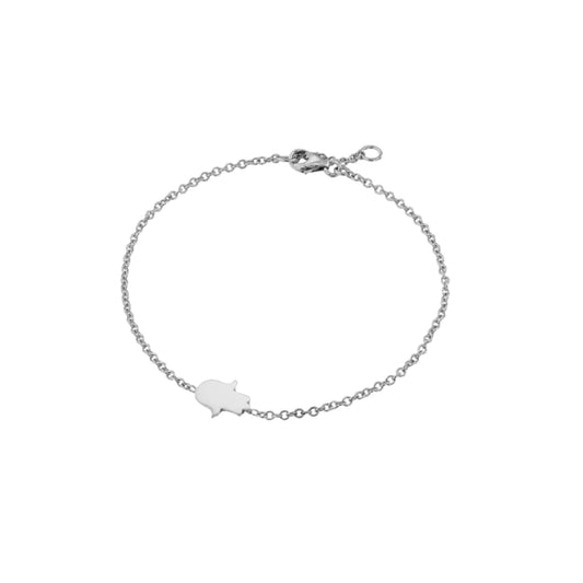 Hamsa Silver Bracelet