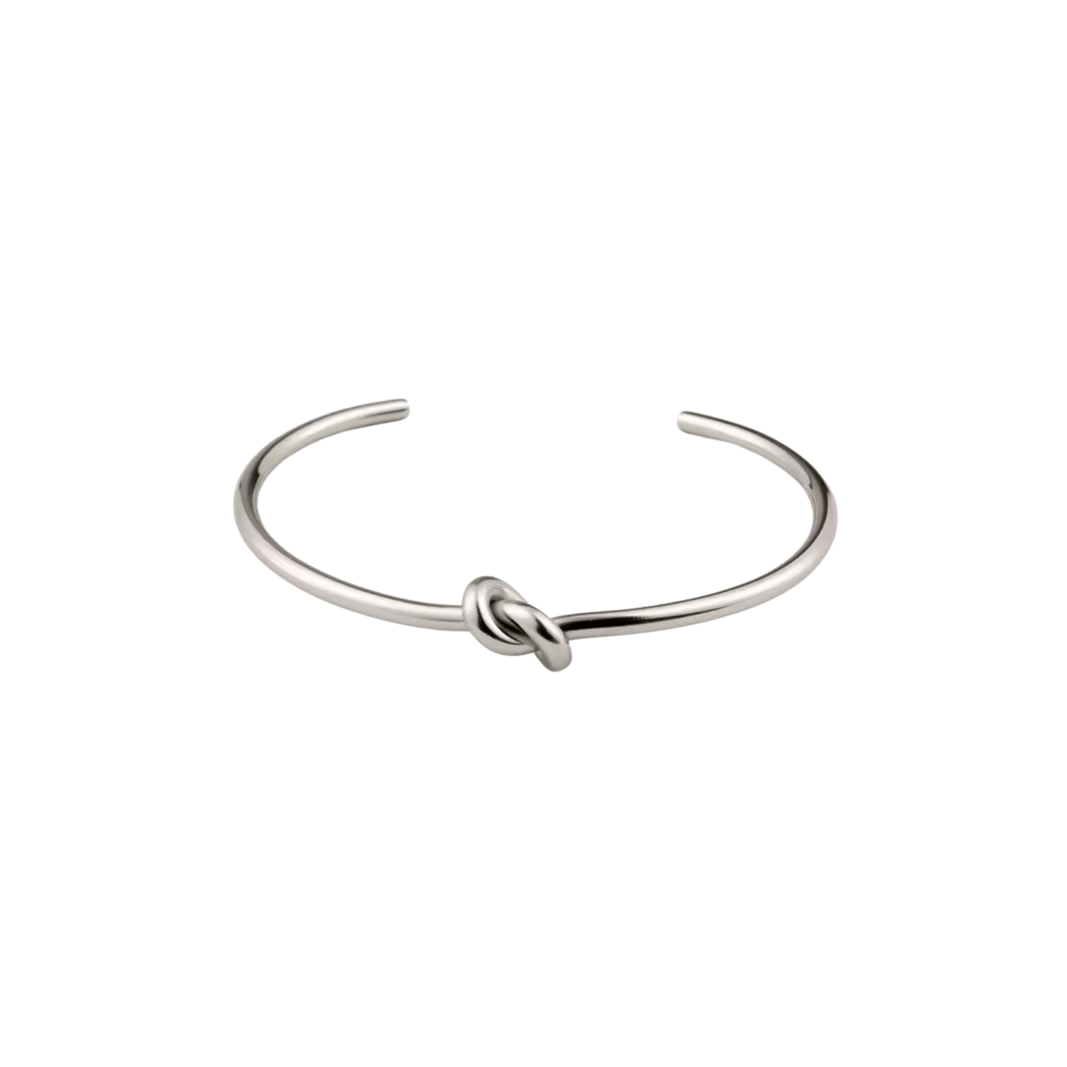 Silver Cuff Knot