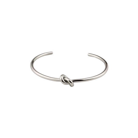Silver Cuff Knot