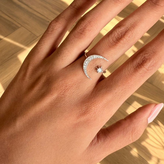 Silver Eclipse Ring