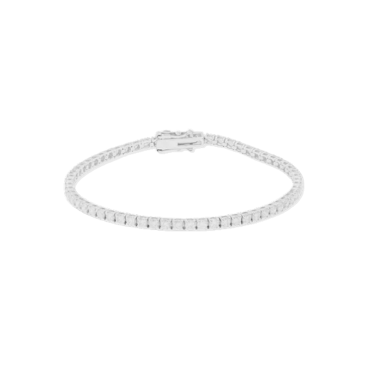 Serena Silver Tennis Bracelet