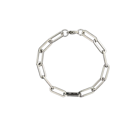Silver Link Bracelet Kuno