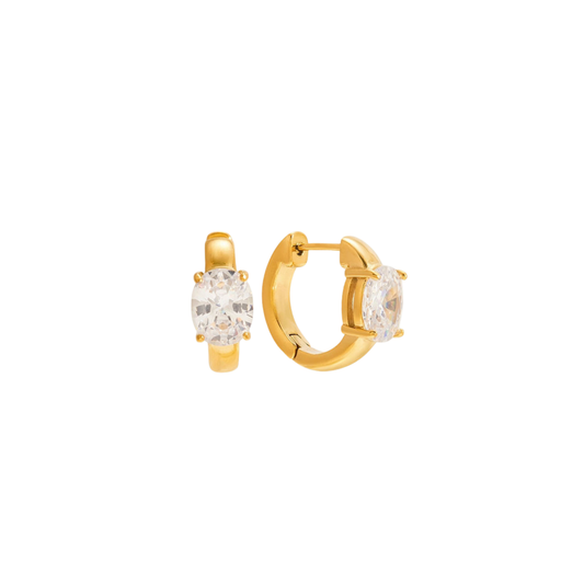Goldn Hoops Circle Sarah