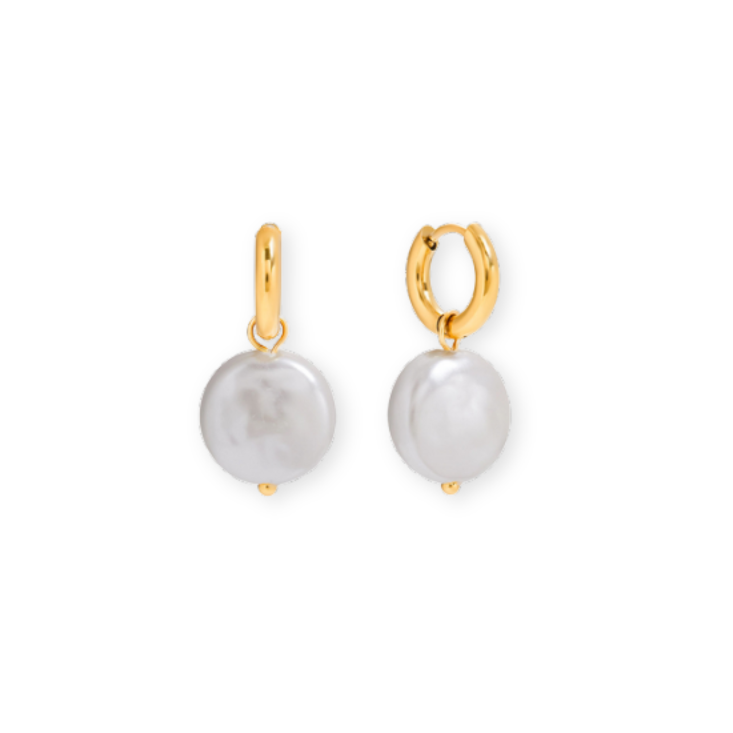 Golden Hoops Pearl
