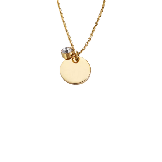 Gold Necklace April Month