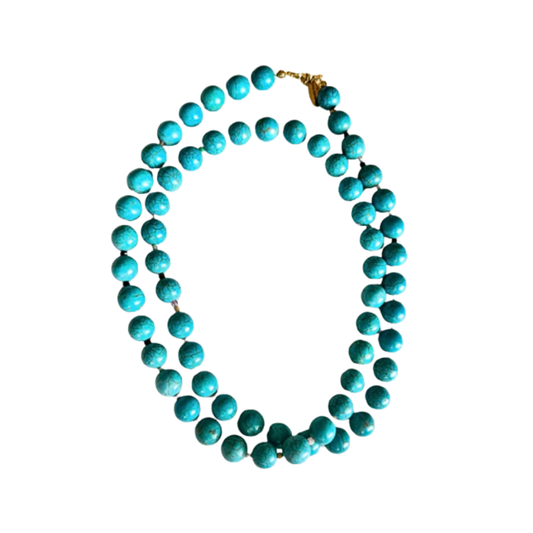 Turquoise Howlita Double Necklace