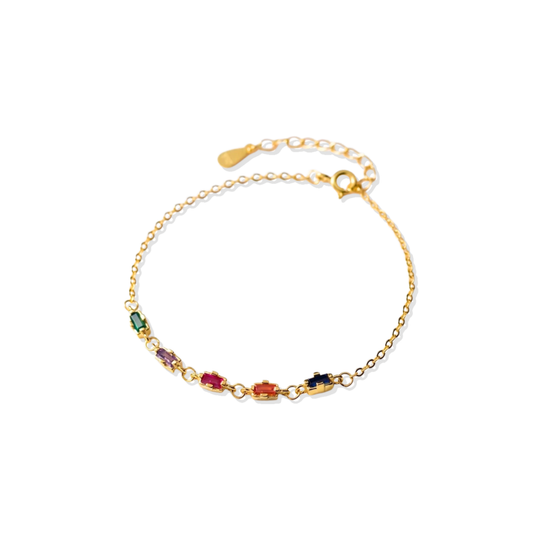Golden Bracelet Rainbow Loop
