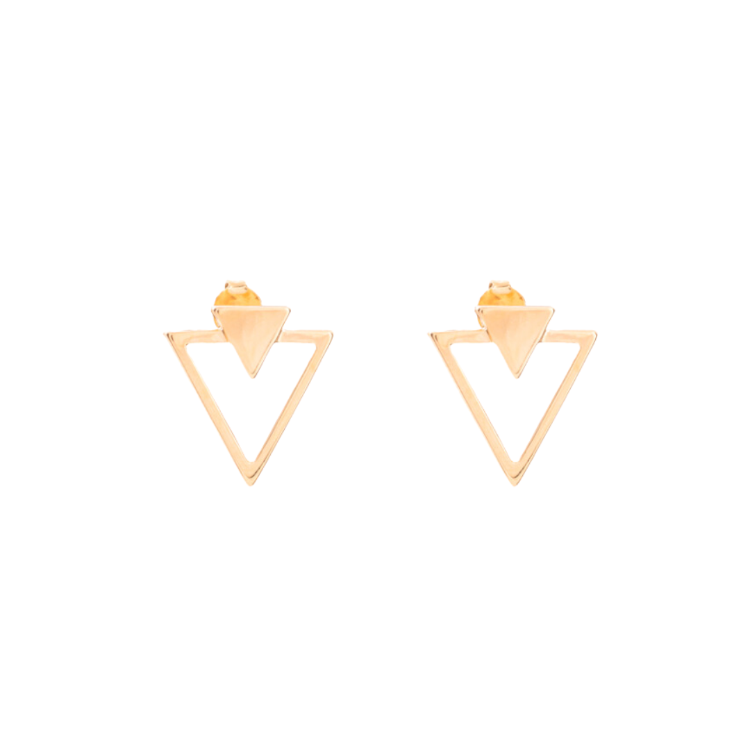Double triangle studs