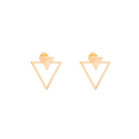 Double triangle studs