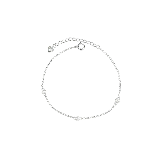 Silver Bracelet 3 Point