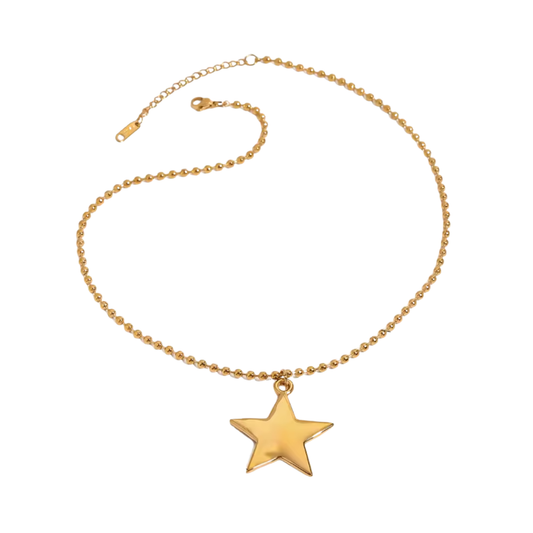Golden Necklace Star